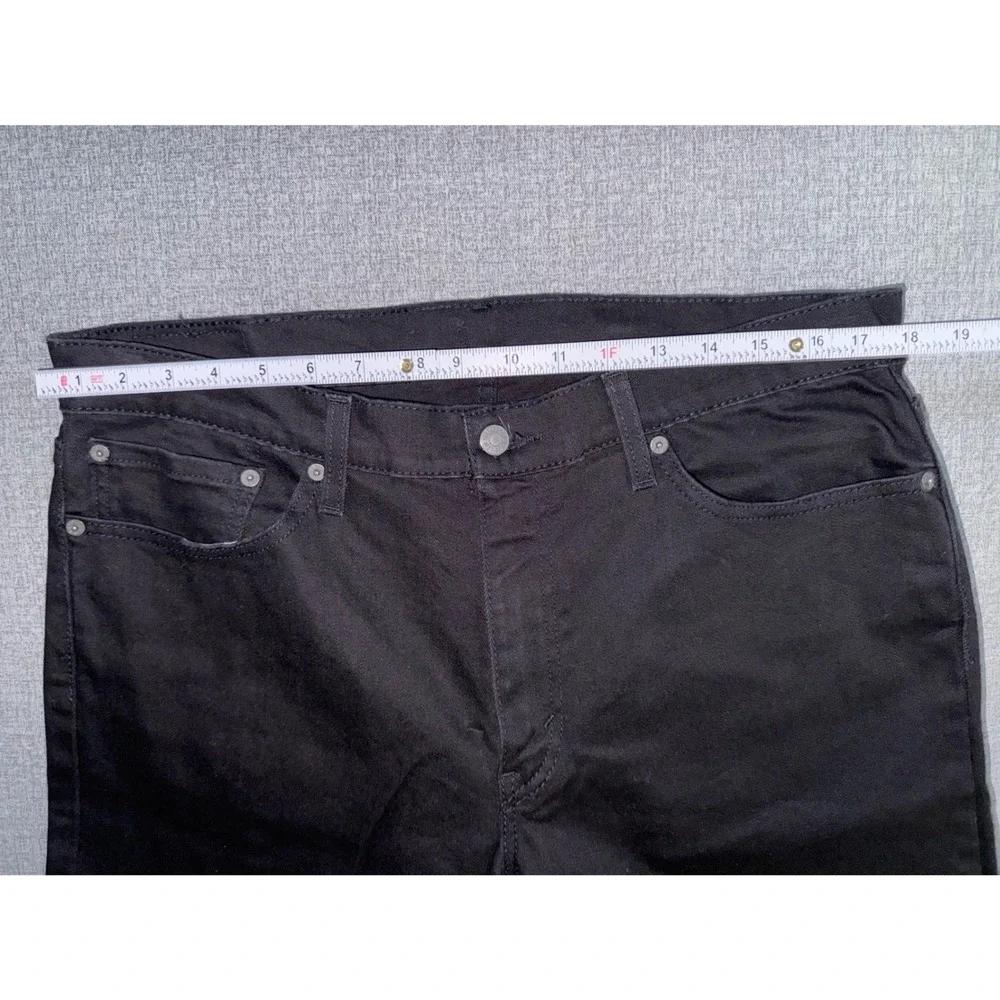 Levi's 511 Slim Fit Black Jeans Mens 36x34 Denim Pants 04511-4406